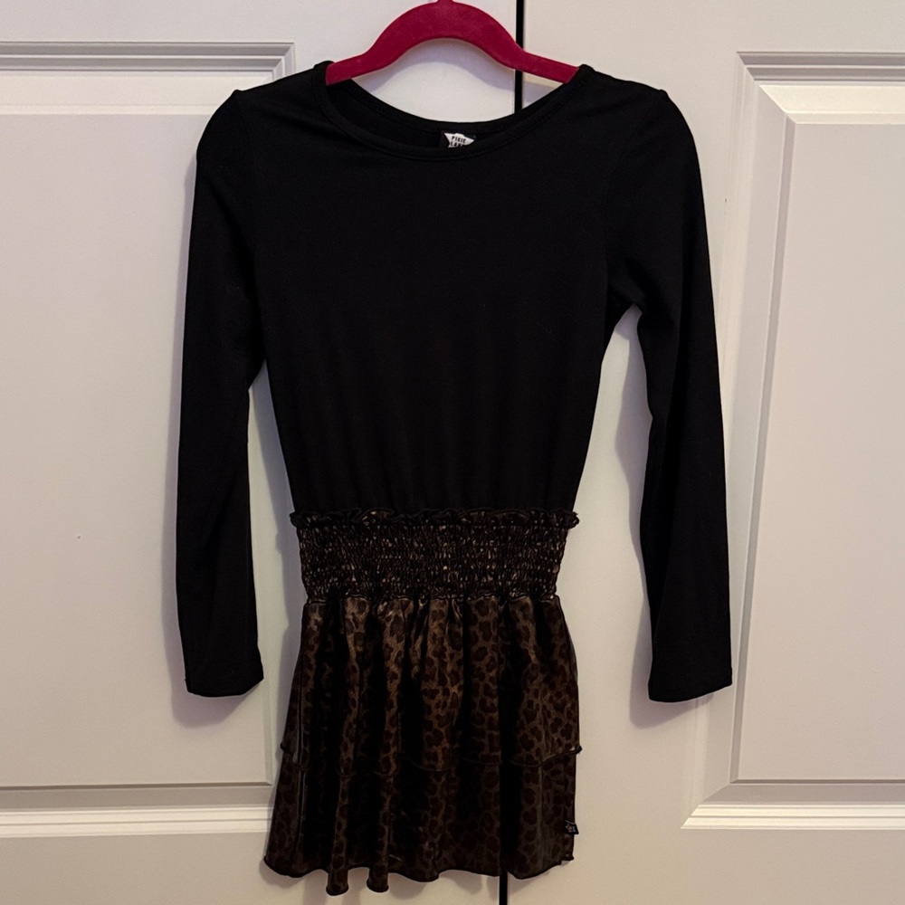 Black and Brown Kids Casual Dress